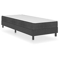 Bed frame gray textile 90x200 cm - Bed Frame