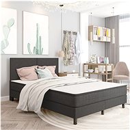 Bed frame gray textile 140x200 cm - Bed Frame