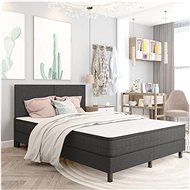 Bed frame gray textile 180x200 cm - Bed Frame