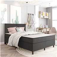 Bed frame gray textile 160x200 cm - Bed Frame