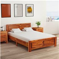 Bed frame solid acacia wood 120x200 cm - Bed Frame