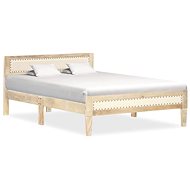 Bed frame solid mangrove wood 120 cm - Bed Frame