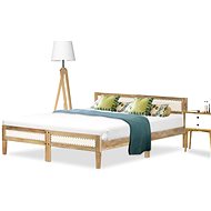 Bed frame solid mango wood 140 cm - Bed Frame