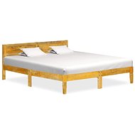 Bed frame solid mango wood 140 cm - Bed
