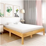 Bed frame solid oak wood 160x200 cm - Bed Frame