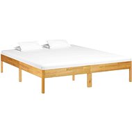 Bed frame solid oak wood 180x200 cm - Bed