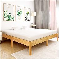 Bed frame solid oak wood 200x200 cm - Bed