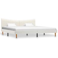 Bed frame white faux leather 180x200 cm - Bed Frame