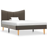 Bed frame anthracite faux leather 90x200 cm - Bed Frame