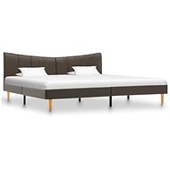 Bed frame anthracite faux leather 180x200 cm - Bed Frame