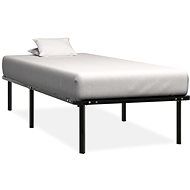 Bed frame black metal 90 × 200 cm, 284678 - Bed