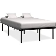 Bed frame black metal 120 × 200 cm, 284680 - Bed