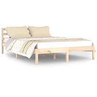 Bed frame solid pine 140 × 200 cm, 810430 - Bed