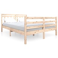 Rám postele masivní dřevo 135 × 190 cm Double, 3100629 - Rám postele