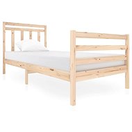 Rám postele masivní dřevo 90 × 200 cm, 3100639 - Postel