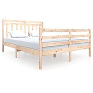 Rám postele masivní dřevo 150 × 200 cm King Size, 3100659 - Rám postele