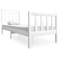 Rám postele bílý masivní dřevo 75 × 190 cm Small Single, 3100680 - Rám postele