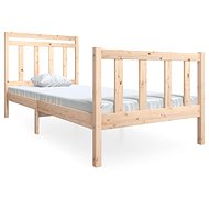 Rám postele masivní dřevo 100 × 200 cm, 3100709 - Postel