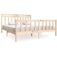 Rám postele masivní dřevo 180 × 200 cm Super King, 3100973 - Postel