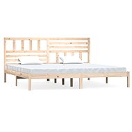 Rám postele masivní borovice 200 × 200 cm, 3101043 - Postel