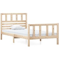 Rám postele masivní dřevo 90 × 200 cm, 3101138 - Postel