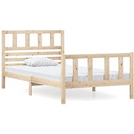 Rám postele masivní dřevo 100 × 200 cm, 3101143 - Postel