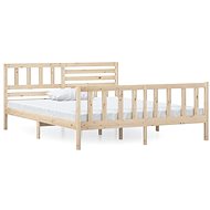 Rám postele masivní dřevo 120 × 200 cm, 3101148 - Postel