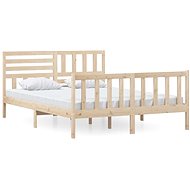 Rám postele masivní dřevo 150 × 200 cm King Size, 3101158 - Rám postele