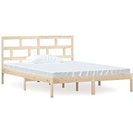Rám postele masivní dřevo 150 × 200 cm King Size, 3101223 - Rám postele
