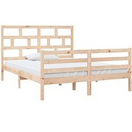 Rám postele masivní dřevo 150 × 200 cm King Size, 3101288 - Rám postele