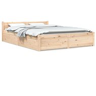 Bed frame with drawers 160 × 200 cm, 3103569 - Bed
