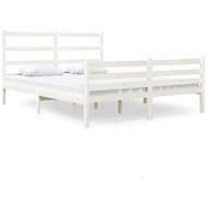 Rám postele bílý masivní borovice 120 × 190 cm Small Double, 3103684 - Rám postele