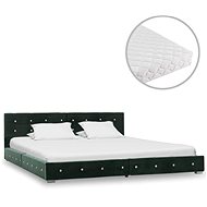 Bed with green velvet mattress 160x200 cm - Bed