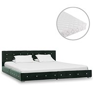 Bed with green velvet mattress 180x200 cm - Bed