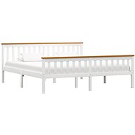Bed solid pine wood white 180x200 cm - Bed