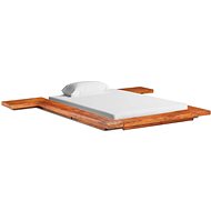 Japanese futon bed frame solid acacia wood 90x200 cm - Bed