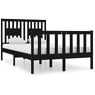 Rám postele černý masivní dřevo 120 × 190 cm Small Double, 3104102 - Rám postele