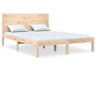 Rám postele masivní dřevo 135 × 190 cm Double, 3104128 - Rám postele