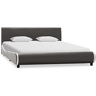 Bed frame anthracite gray faux leather 140x200 cm - Bed Frame
