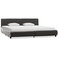 Bed frame anthracite gray faux leather 180x200 cm - Bed Frame