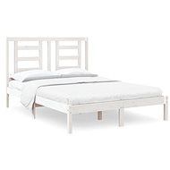 Rám postele bílý masivní dřevo 120 × 190 cm Small Double, 3104319 - Rám postele