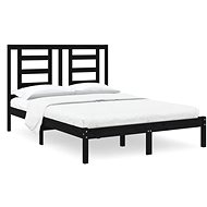 Rám postele černý masivní dřevo 120 × 190 cm Small Double, 3104322 - Rám postele