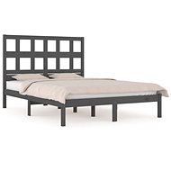 Rám postele sivý masívna borovica 120 × 200 cm, 3104475 - Rám postele