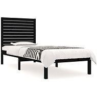 Rám postele černý masivní dřevo 75 × 190 cm Small Single, 3104572 - Rám postele