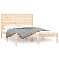 Rám postele masivní dřevo 140 × 200 cm, 3104608 - Postel