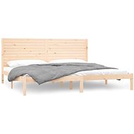Rám postele masivní dřevo 200 × 200 cm, 3104628 - Postel