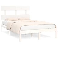 Rám postele bílý masivní dřevo 120 × 190 cm Small Double, 3104644 - Rám postele