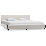 Bed frame white faux leather 180x200 cm - Bed Frame