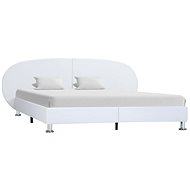 Bed frame white faux leather 180x200 cm - Bed Frame