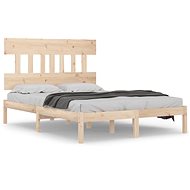 Rám postele masivní dřevo 150 × 200 cm King Size, 3104743 - Rám postele